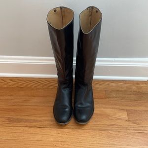 Knee high Melissa button back zip Frye boot
